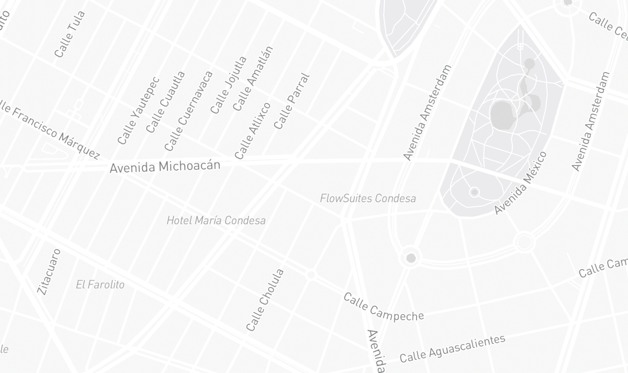 Mapa de ubicación: Local comercial en Condesa, CDMX, Hipódromo, Cuauhtémoc, Ciudad de México