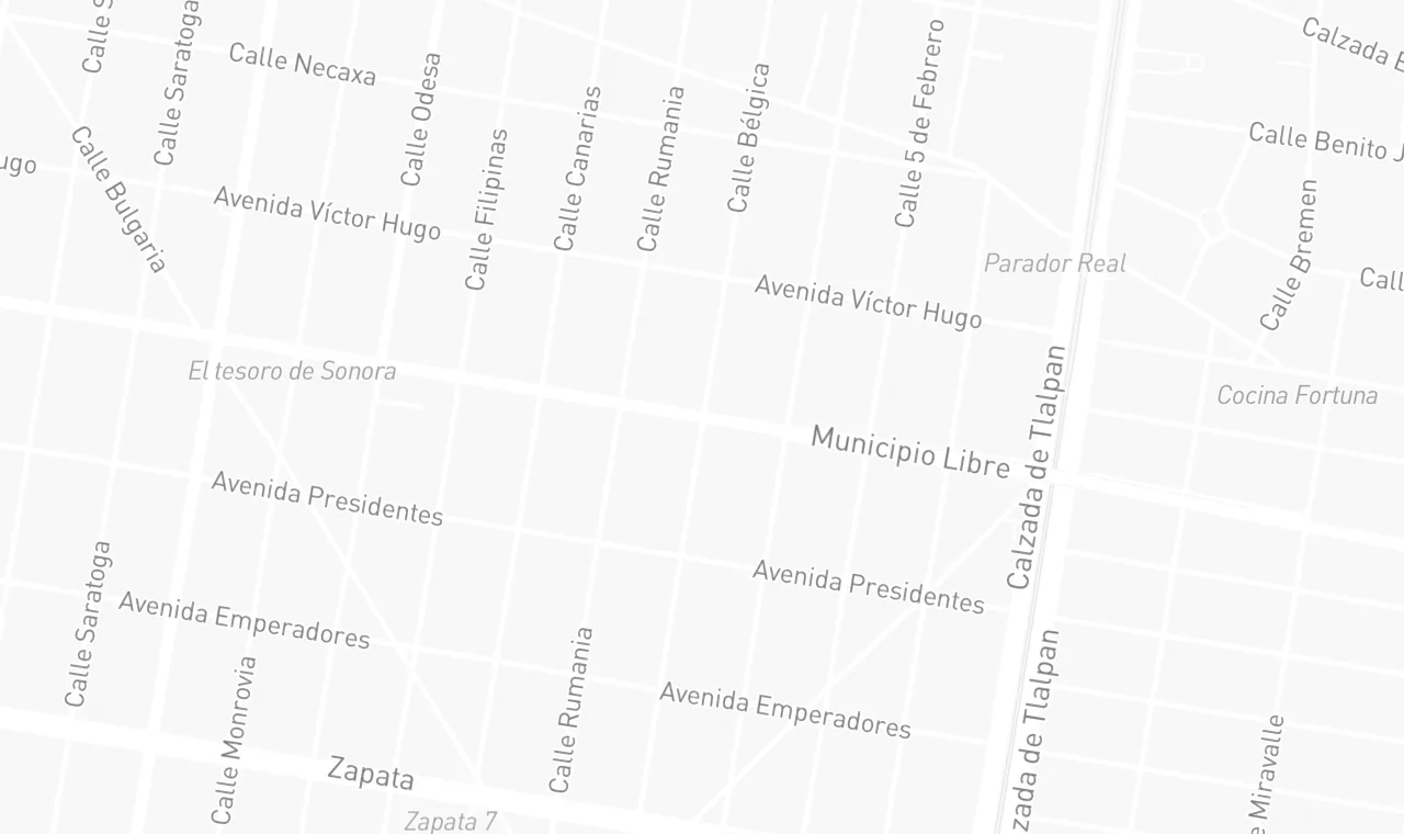 Mapa de ubicación: Casa con Uso Mixto en Portales Sur | Ideal para Habitar o Desarrollar Proyecto Comercial, Portales Norte, Benito Juárez, Ciudad de México