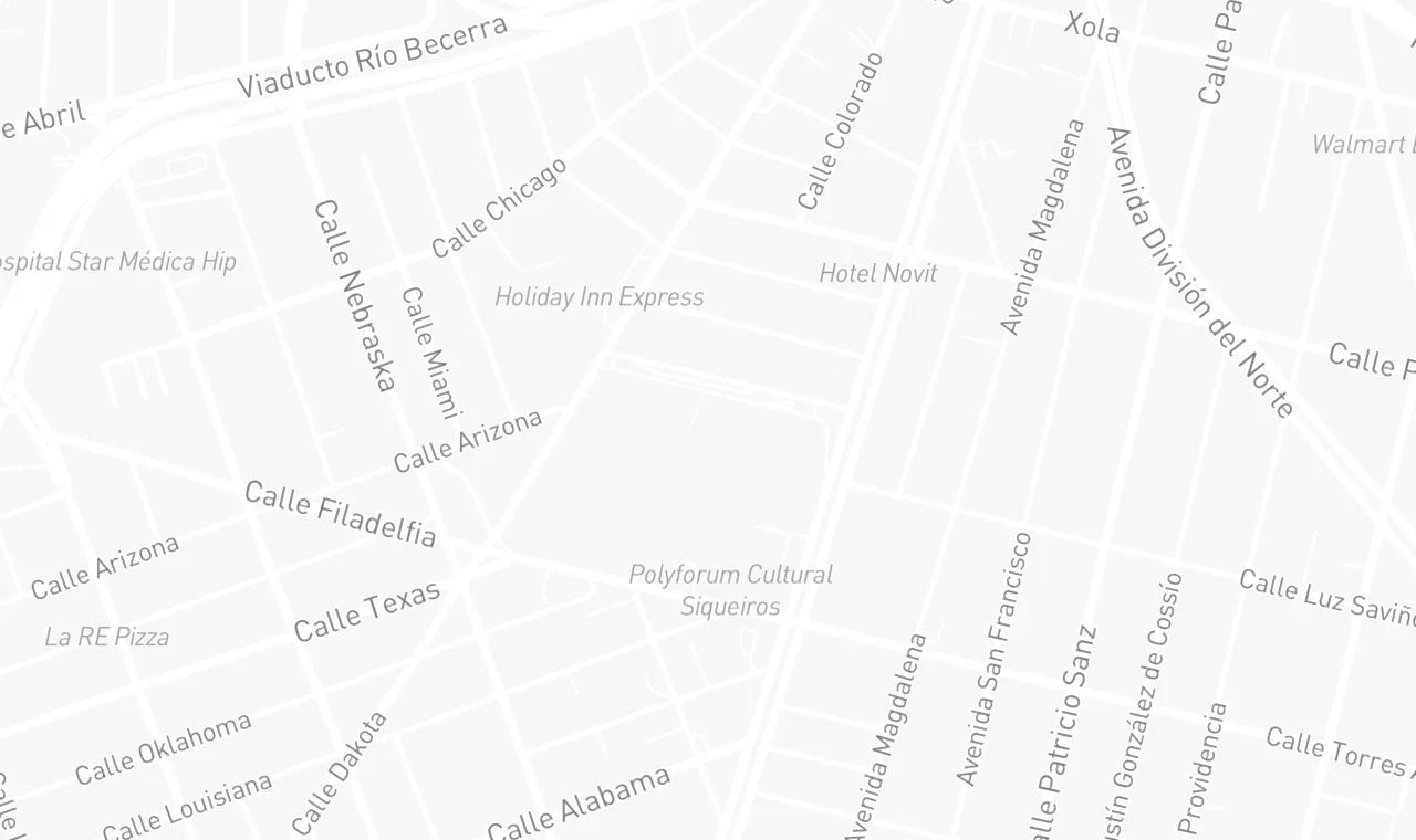 Mapa de ubicación: Oficina Premium en Venta en Piso 42 del World Trade Center | 115 m² con 4 Privados, Nápoles, Benito Juárez, Ciudad de México
