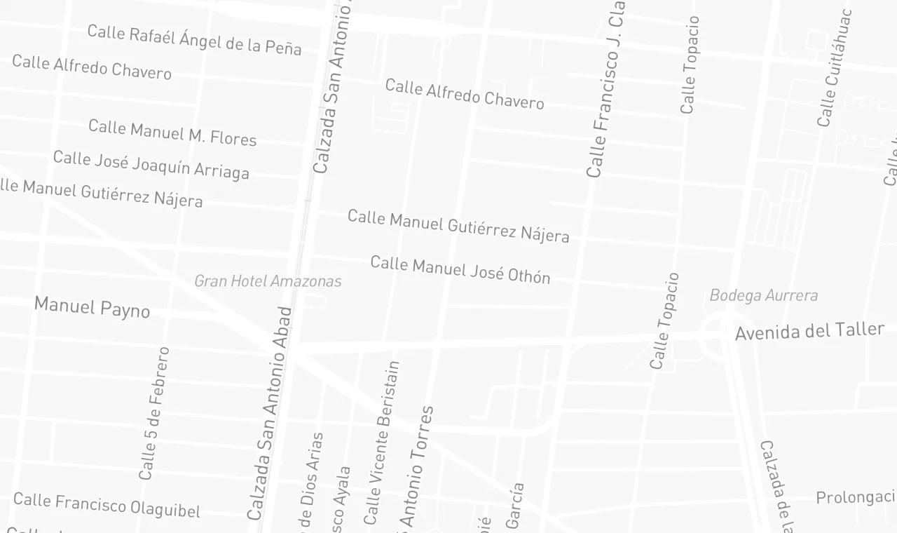 Mapa de ubicación: Bodega de 5,787 m² en renta con acceso para torton | Col. Tránsito, Cuauhtémoc, Tránsito, Cuauhtémoc, Ciudad de México
