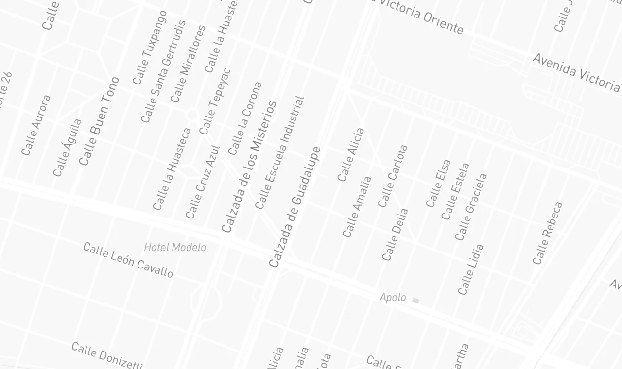 Mapa de ubicación: Edificio Comercial en Venta en Calzada de Guadalupe, Guadalupe Tepeyac, Gam, 7 de Noviembre, Gustavo A. Madero, Ciudad de México