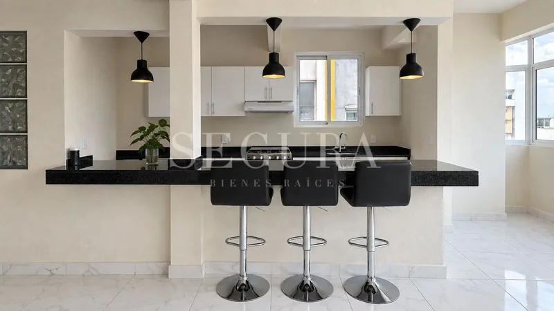 Departamento en Venta en Santa María La Ribera | 104 m², 2 Recámaras y Estudio, con Balcones